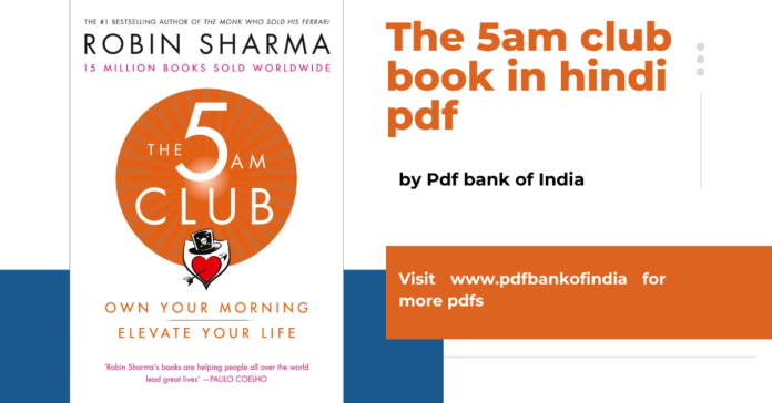 The 5am club book in hindi pdf